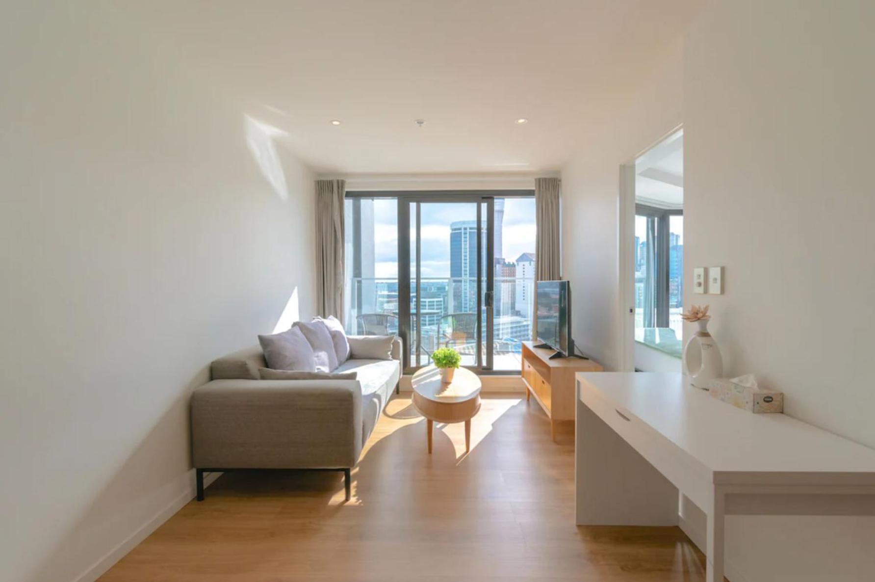 Skytower And City View 2 Bedroom Apartment On High Floor Auckland Exteriör bild